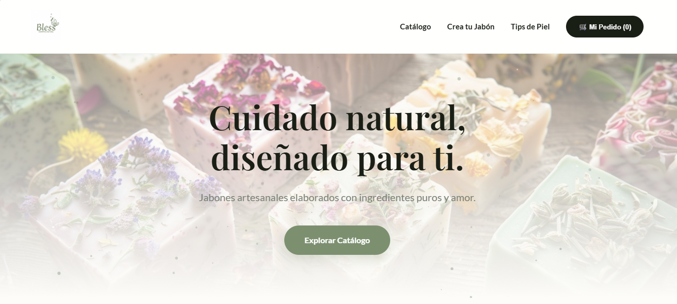 Index Web Cosmética Natural Bless
